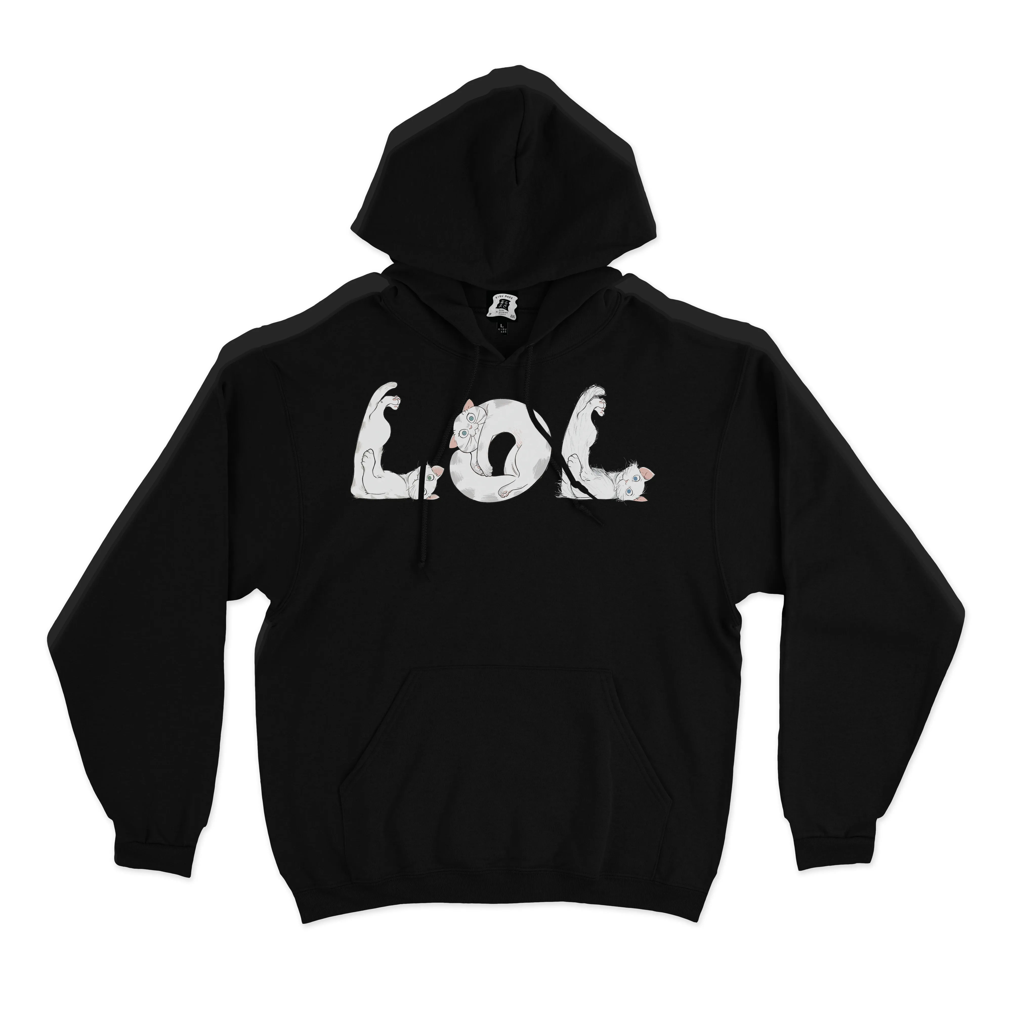 "LOL" Basic Hoodie Cobalt Blue / Black