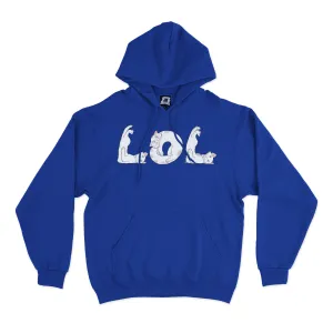 "LOL" Basic Hoodie Cobalt Blue / Black