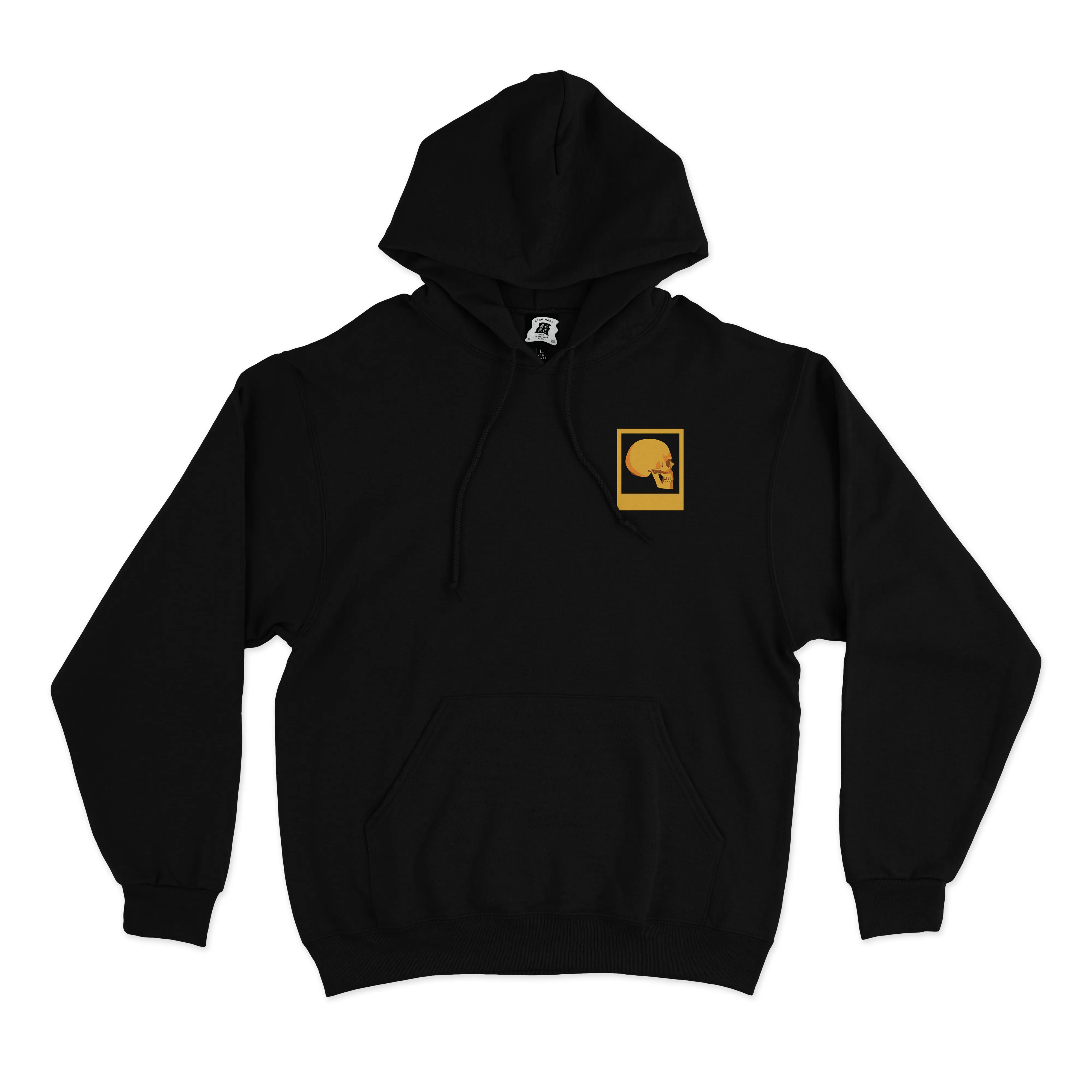 "Masterpiece" Basic Hoodie White/Black