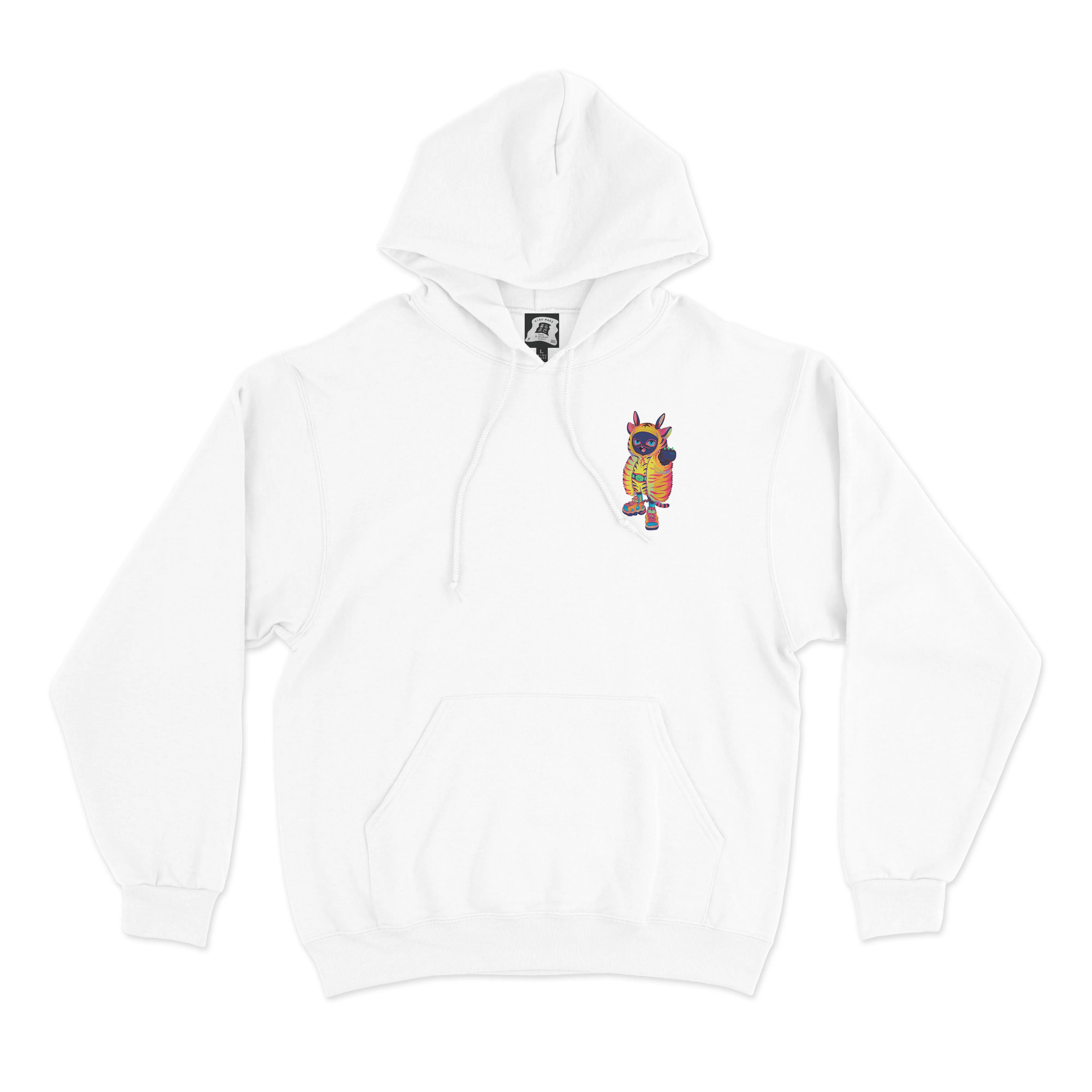 "New Years Card" Basic Hoodie Black/White