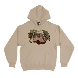 "Plant Based 1" Fleece Hoodie Beige