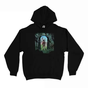 "Red Knight" Basic Hoodie Black