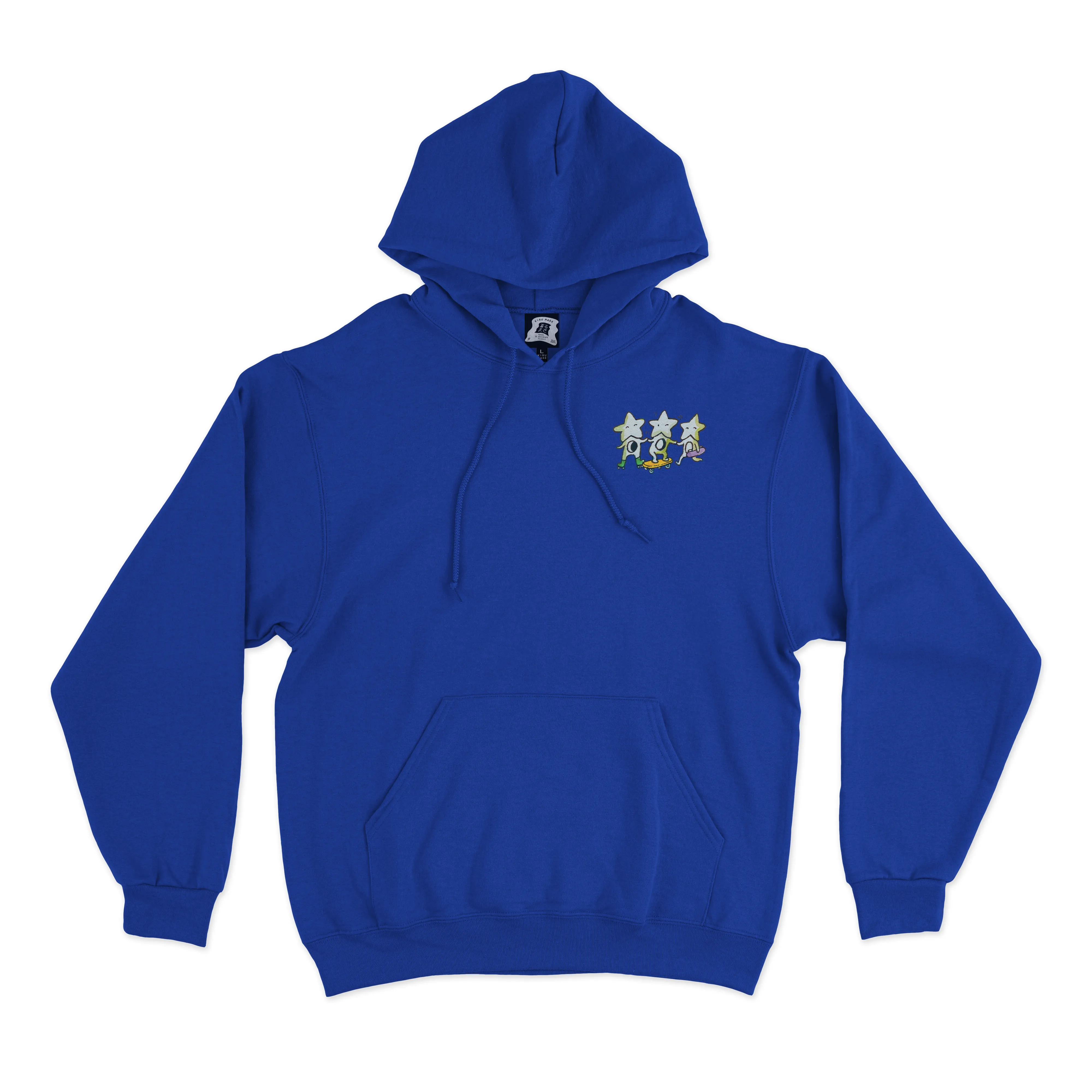 "The point, being" Basic Hoodie Cobalt Blue