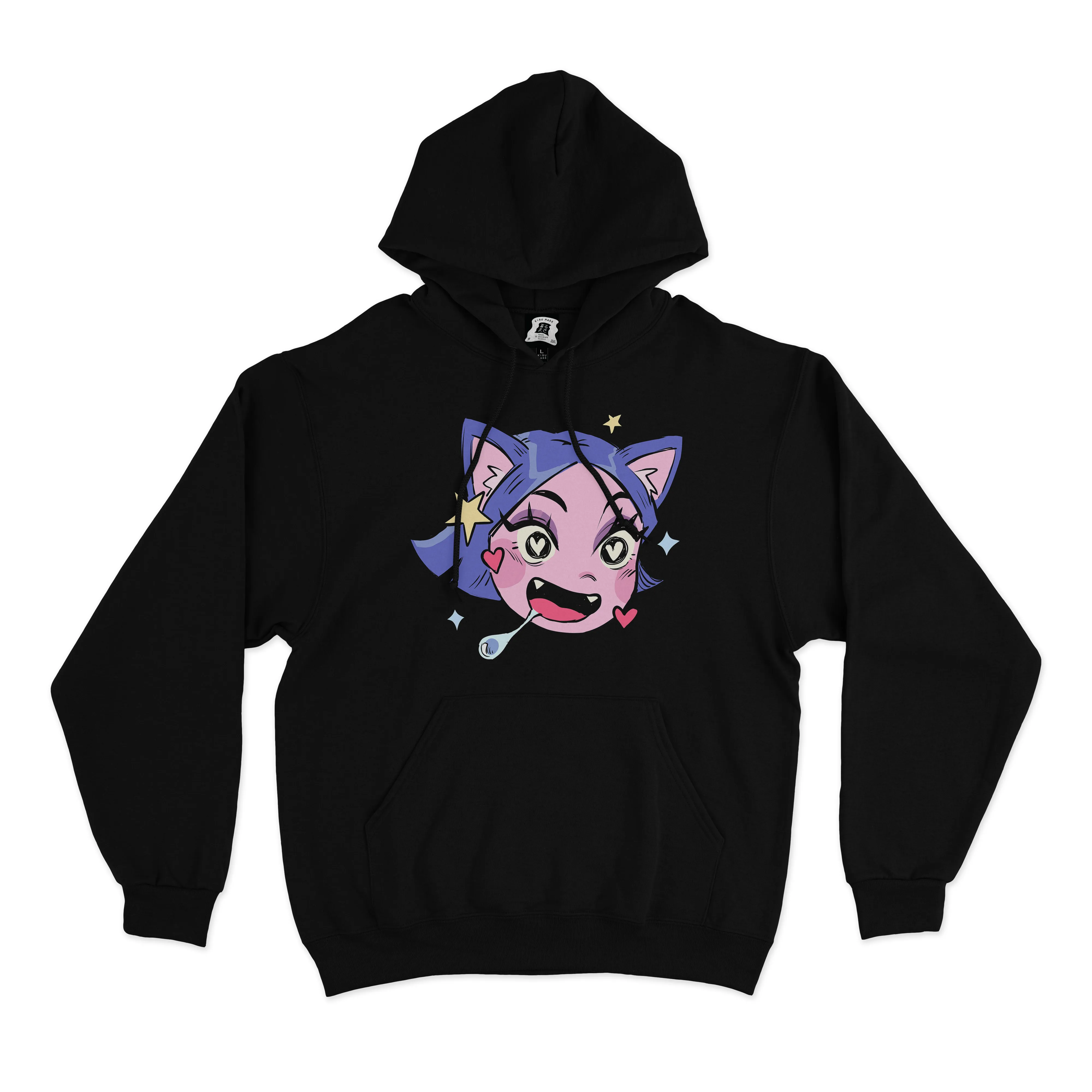 "Thirsty Bish" Basic Hoodie Black