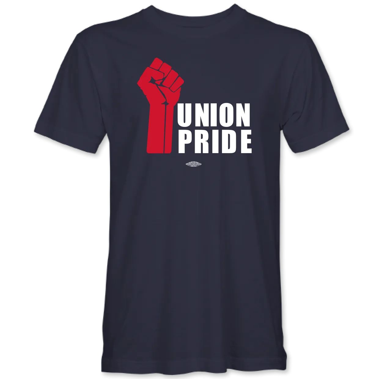 "Union Pride Fist" T-shirt (available in black and navy)