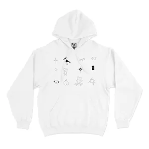 "What Is The Point Of This" Basic Hoodie White