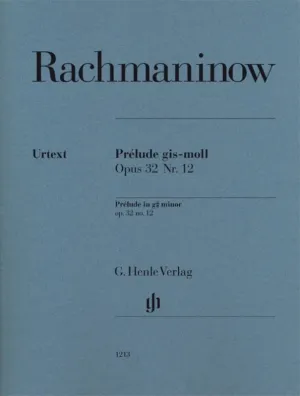 RACHMANINOFF - PRELUDE G SHARP MINOR OP 32 NO 12