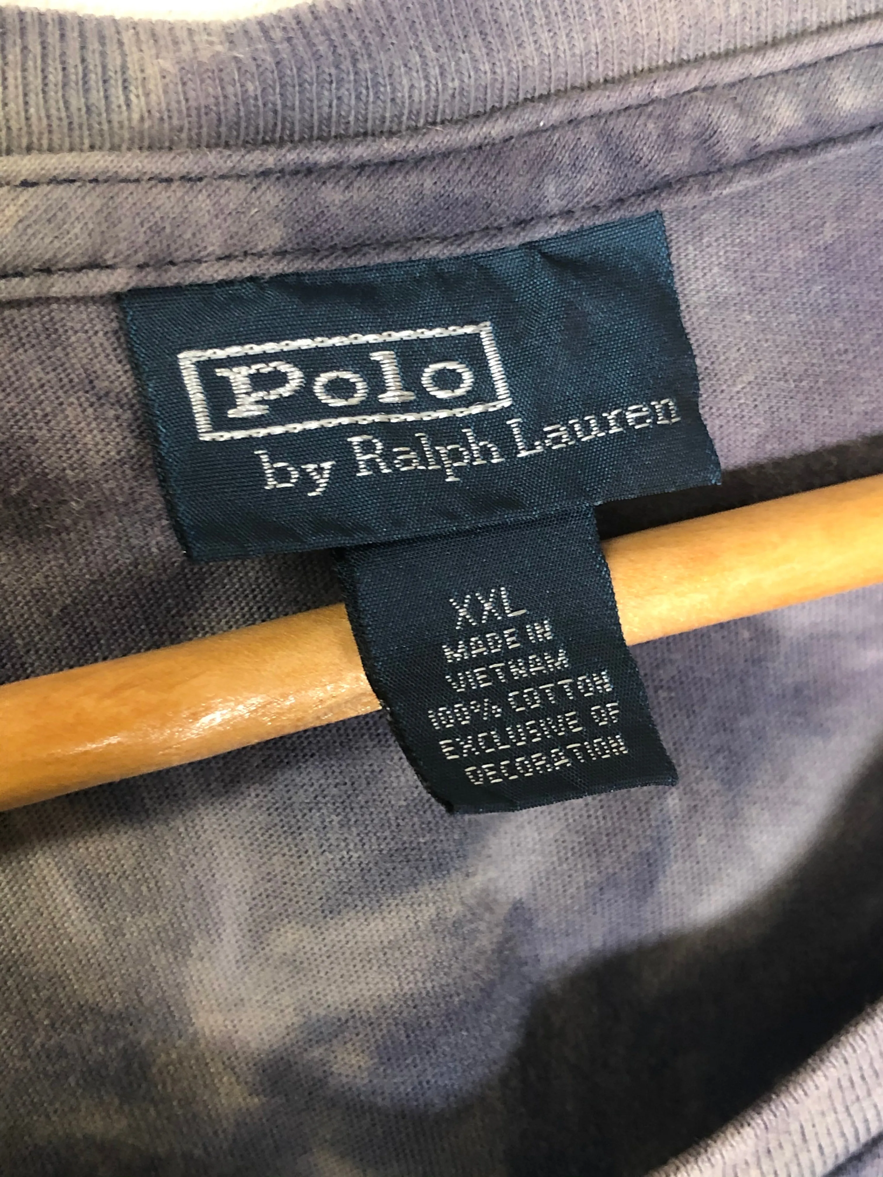 Ralph Lauren "Midnight Marble" Dyed T-Shirt (2X)