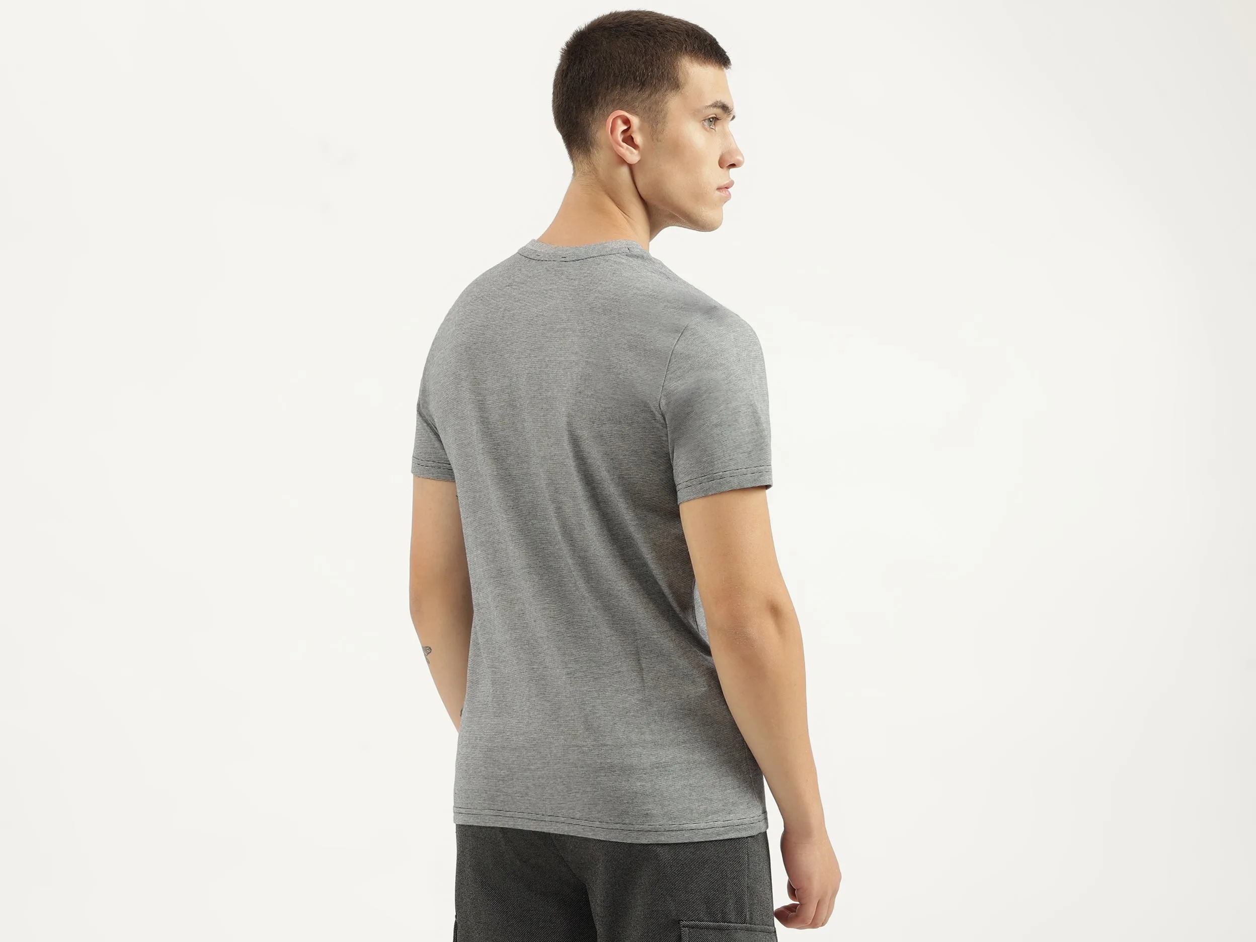 Relaxed Fit Round Neck Typography T-shirts
