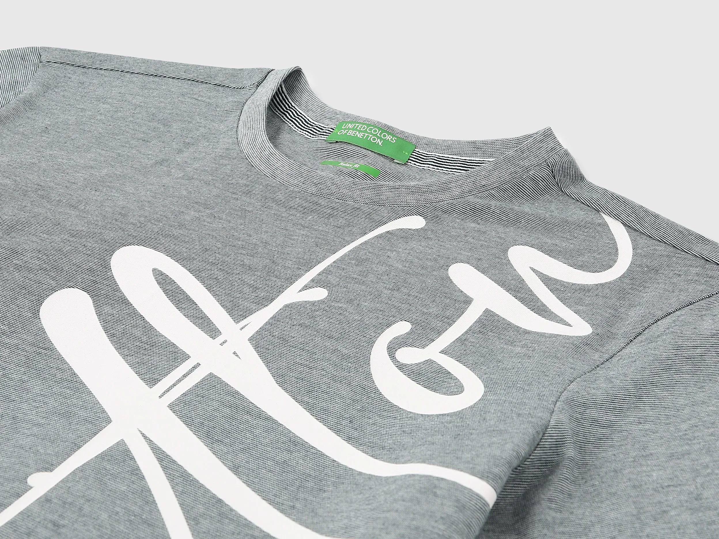 Relaxed Fit Round Neck Typography T-shirts