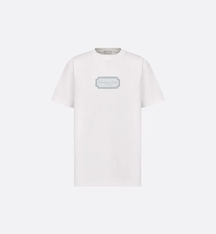 Relaxed-Fit T-Shirt • White Cotton Jersey