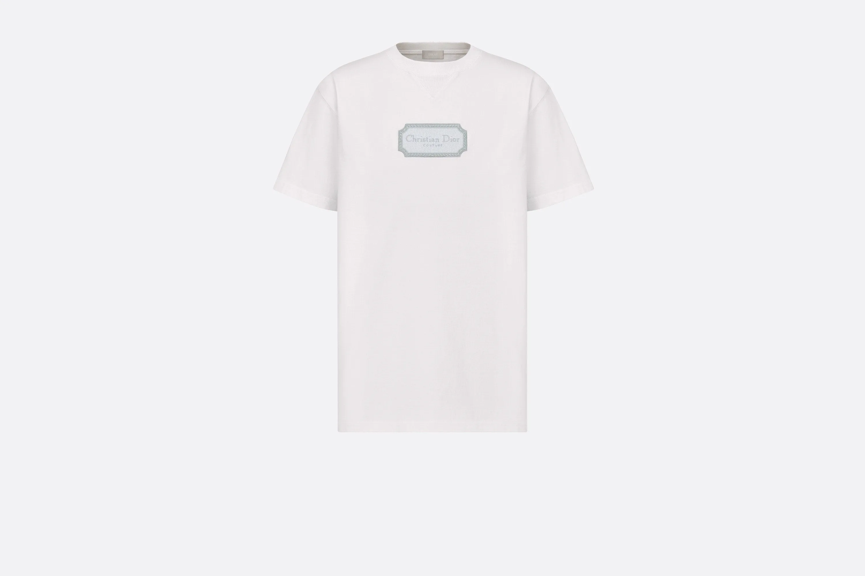 Relaxed-Fit T-Shirt • White Cotton Jersey