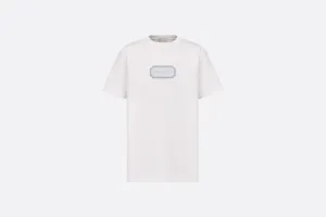 Relaxed-Fit T-Shirt • White Cotton Jersey