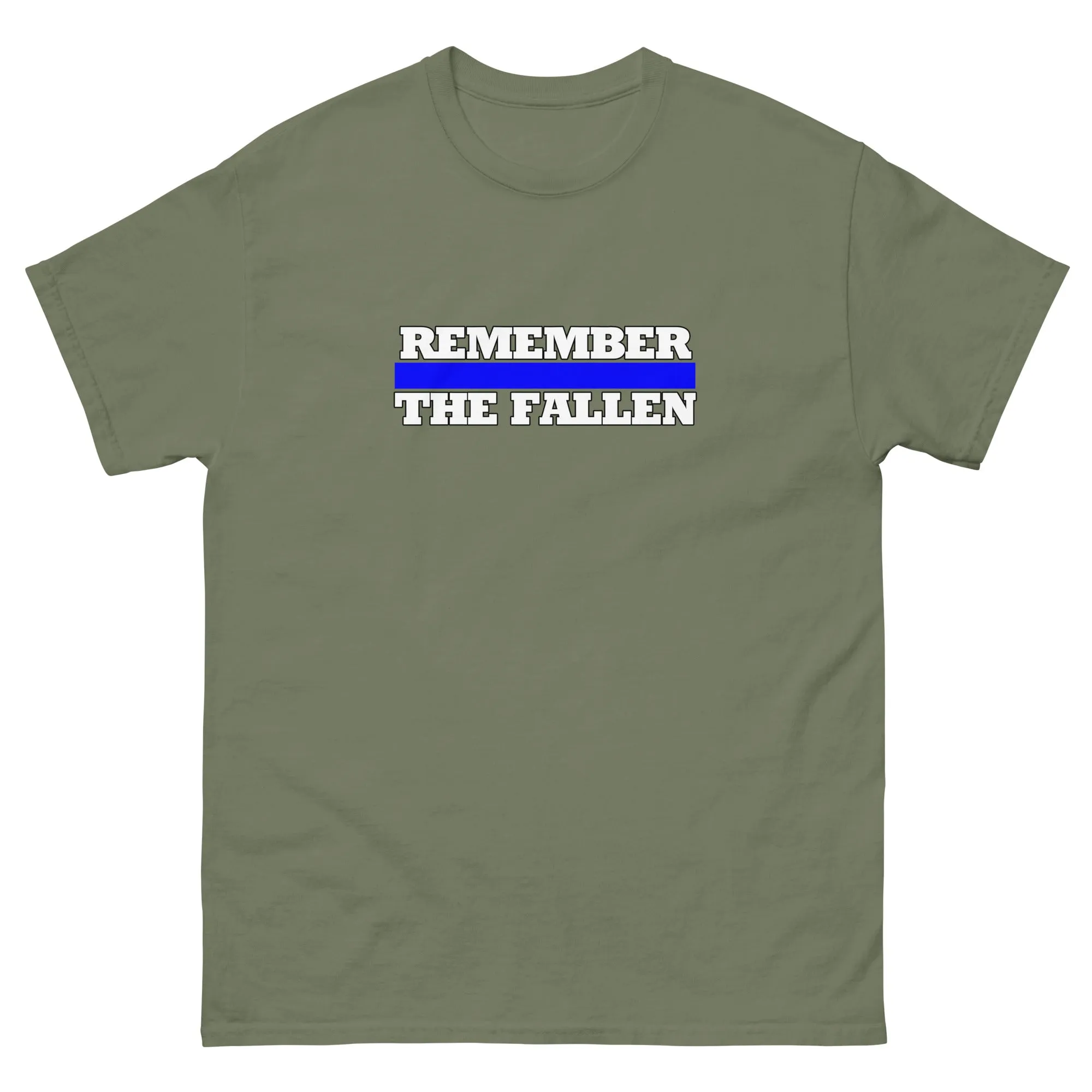 Remember The Fallen Blue Line T-Shirt