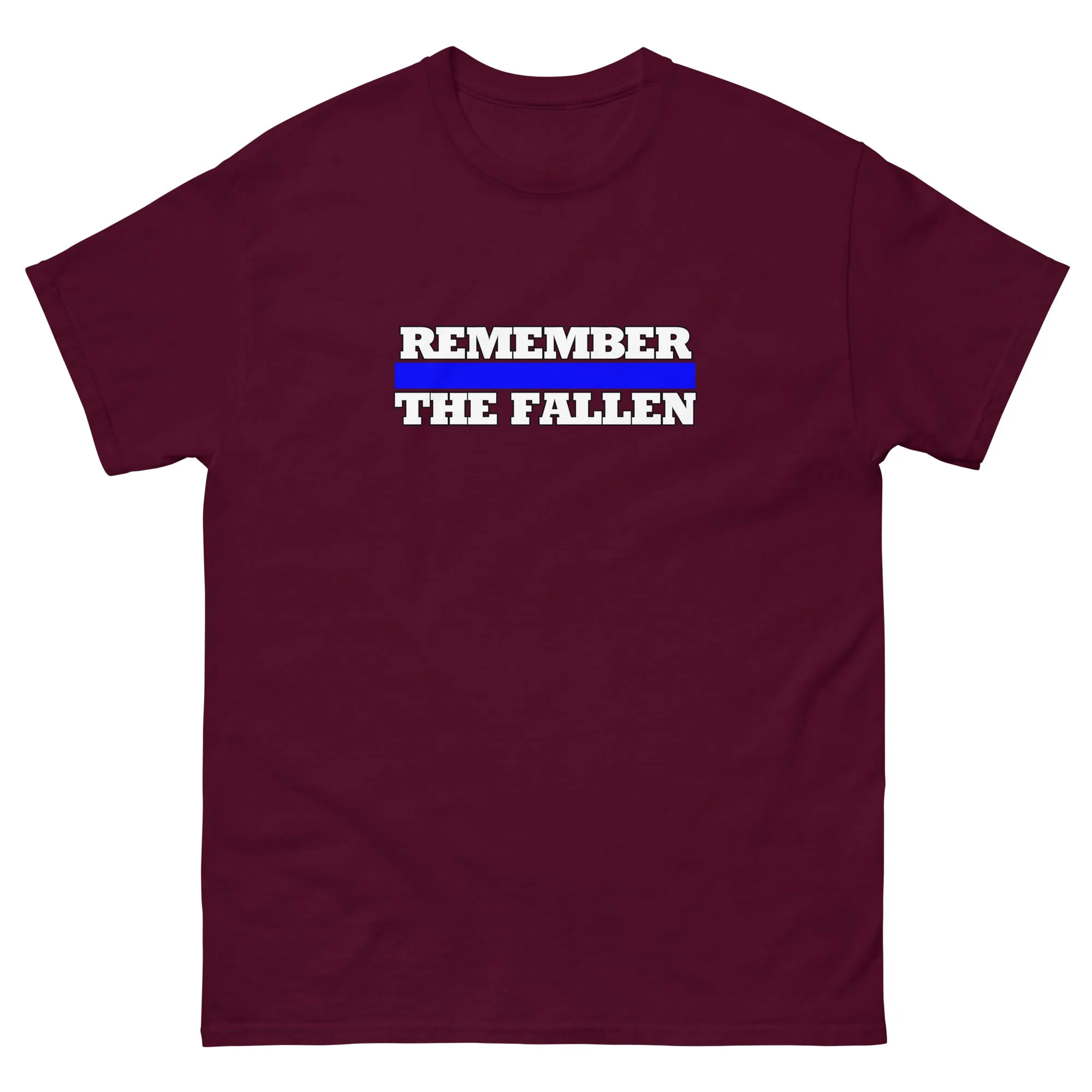 Remember The Fallen Blue Line T-Shirt