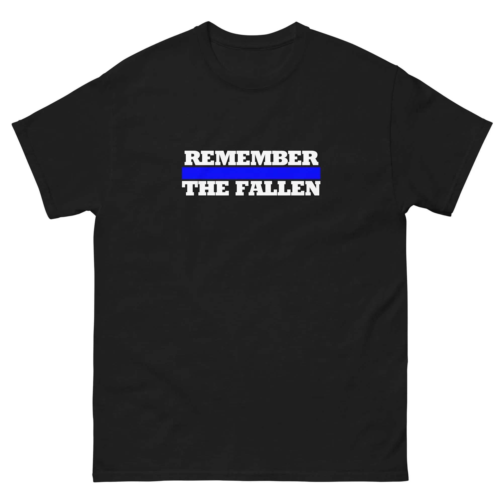 Remember The Fallen Blue Line T-Shirt