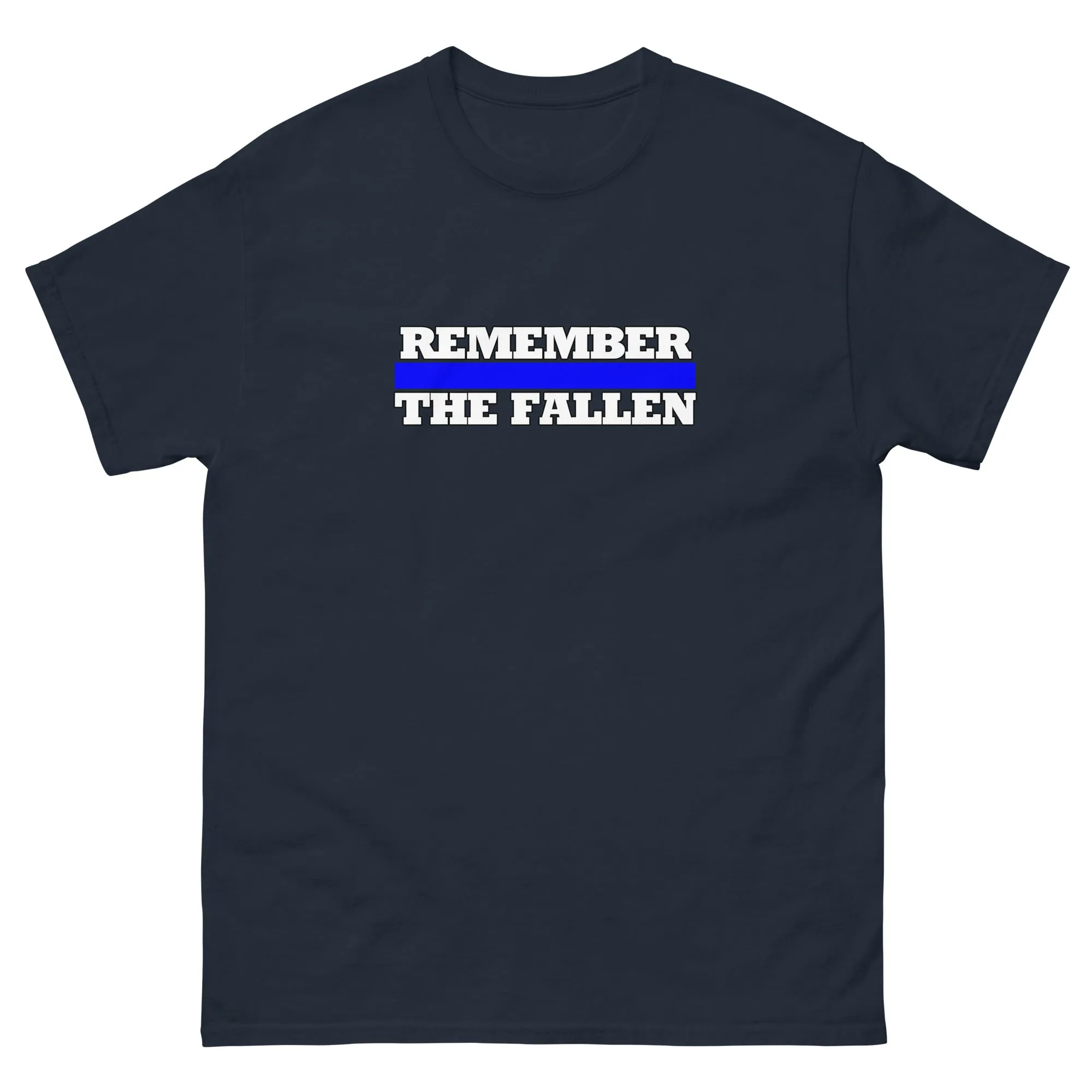 Remember The Fallen Blue Line T-Shirt