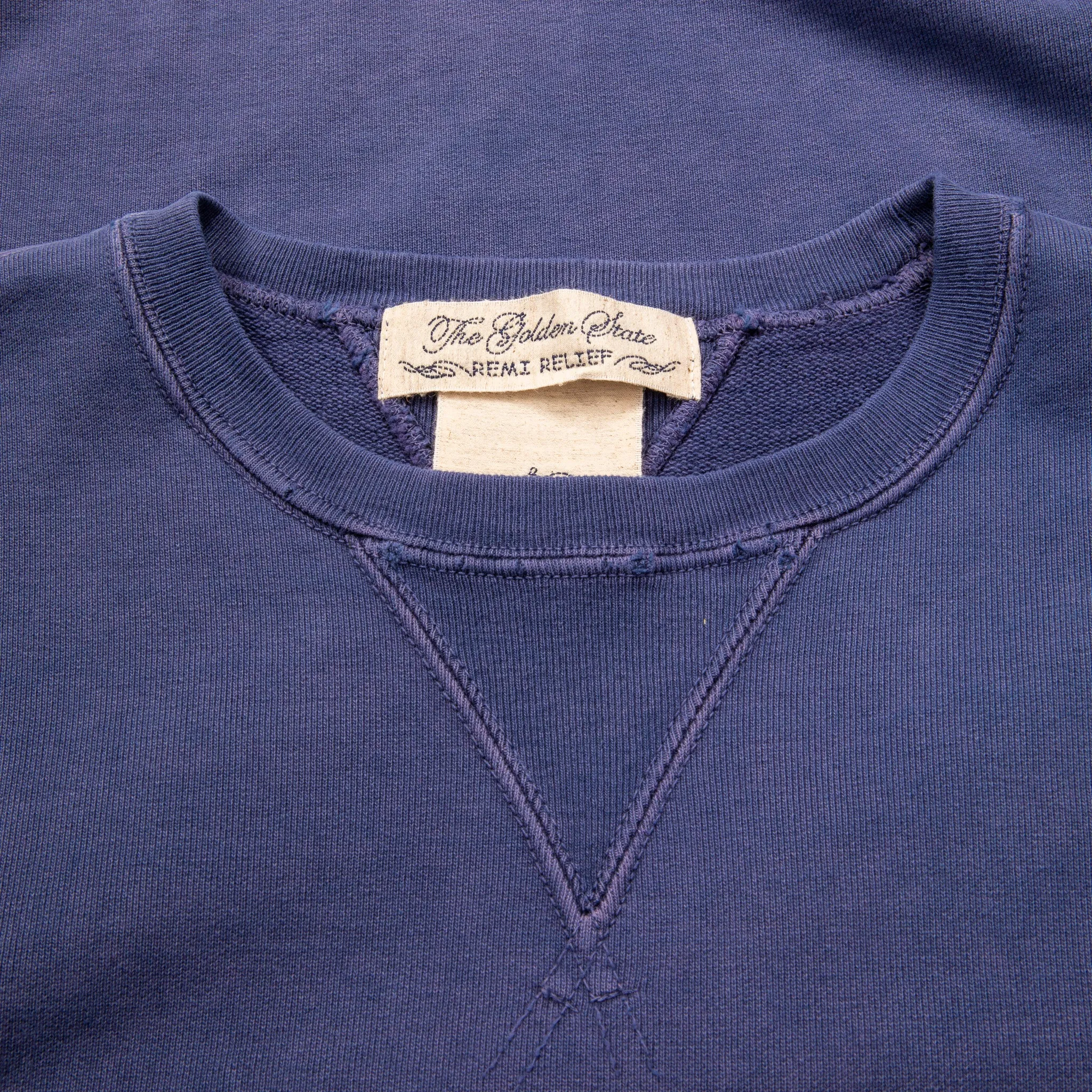 Remi Relief Special Finish Crew Neck Navy Blue