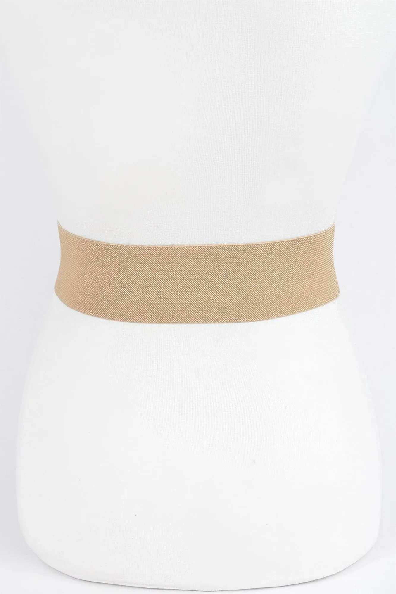 Rhinestone Pearl Buckles Elastic Belt