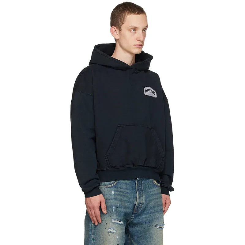 RHUDE Cartoon letter pattern printing Hoodie