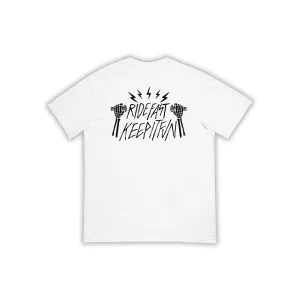 RIDE FAST TEE - WHITE
