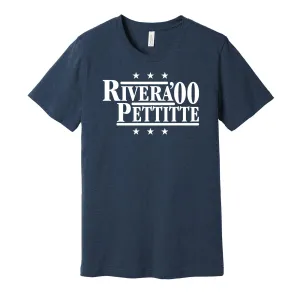 Rivera & Pettitte '00 - New York Baseball Legends Political Campaign Parody T-Shirt - Hyper Than Hype Shirts