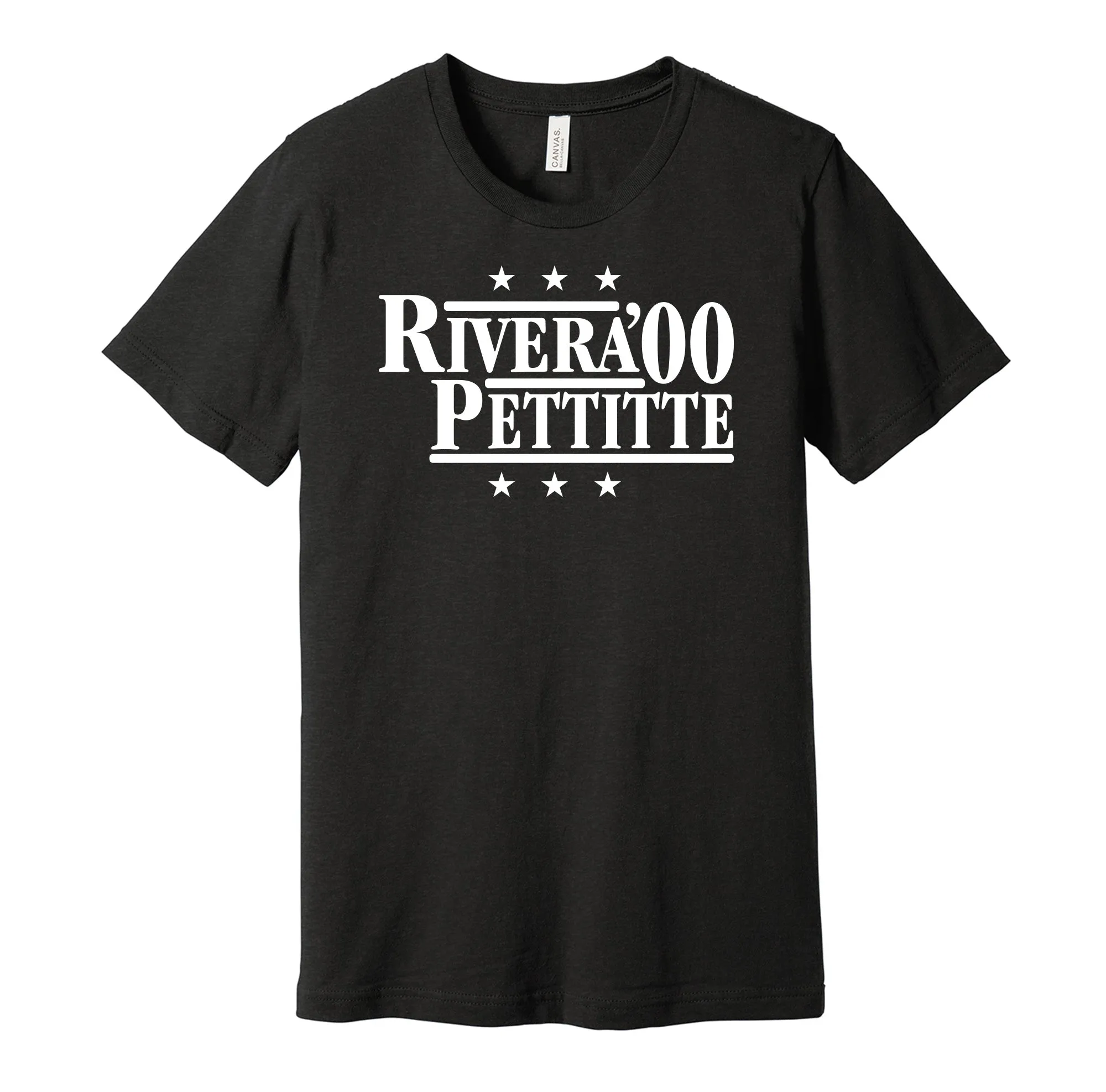 Rivera & Pettitte '00 - New York Baseball Legends Political Campaign Parody T-Shirt - Hyper Than Hype Shirts