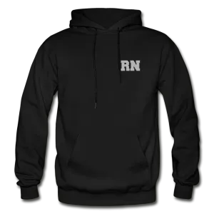 RN Nurse Flag Hoodie Gildan Heavy Blend Adult Hoodie