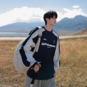 Round Neck Sports Hoodie