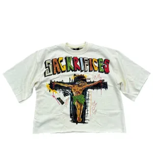 Sack Mercy - off white Boxy tee