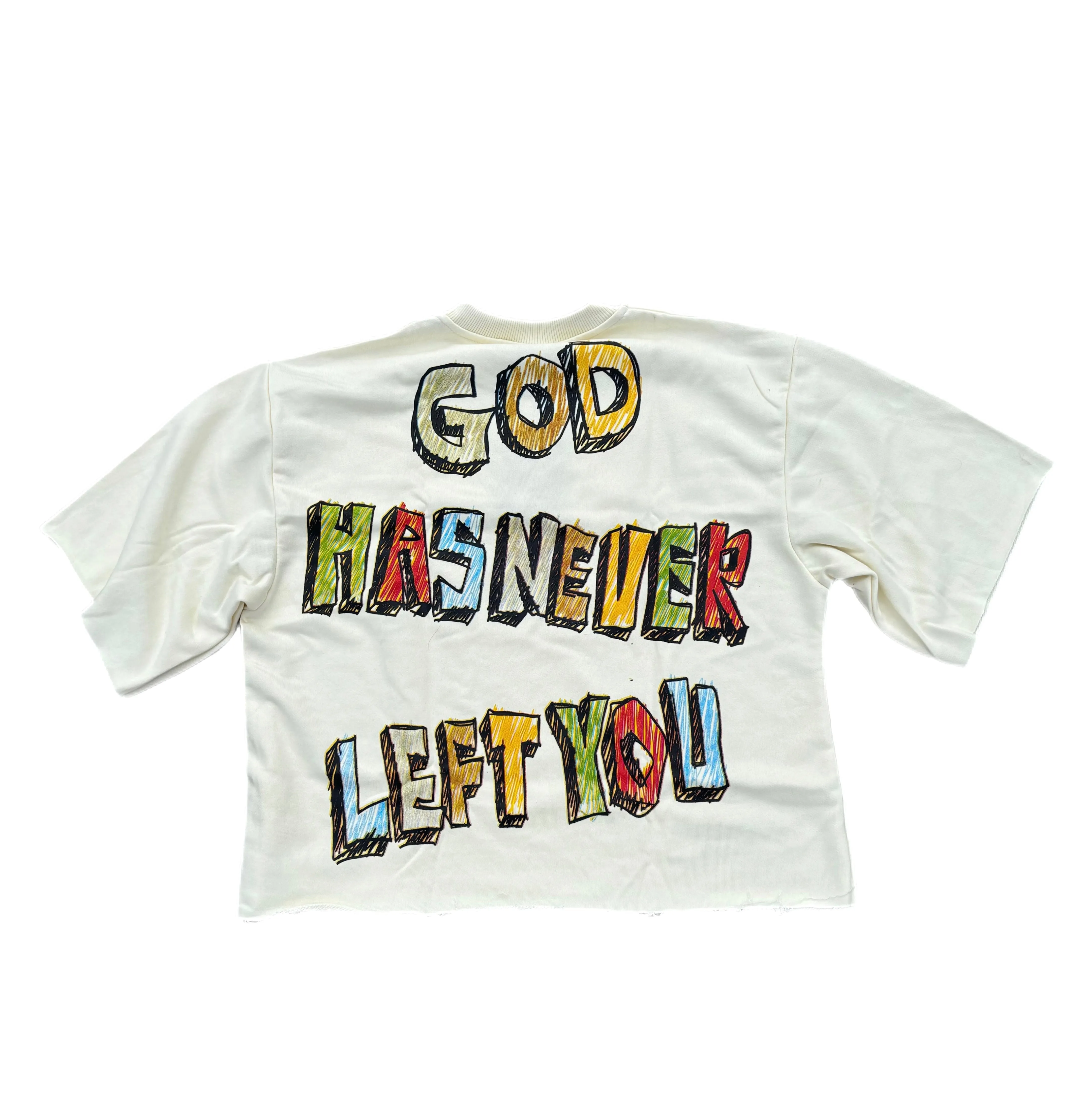 Sack Mercy - off white Boxy tee