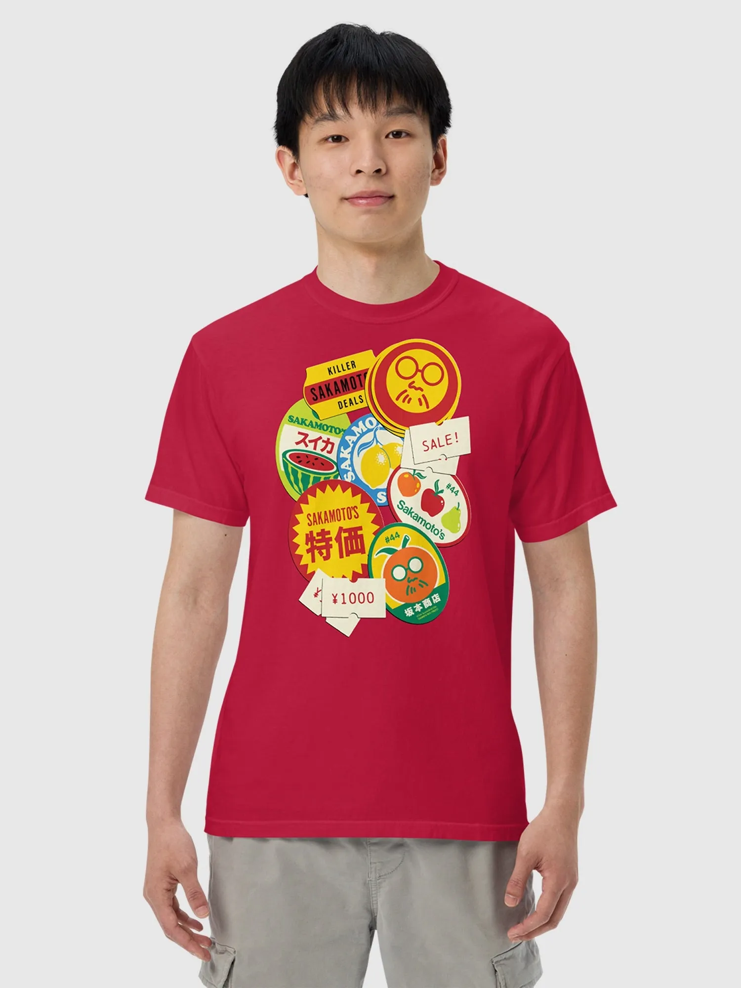 Sakamoto Days Sticker Collage Comfort Colors T-Shirt