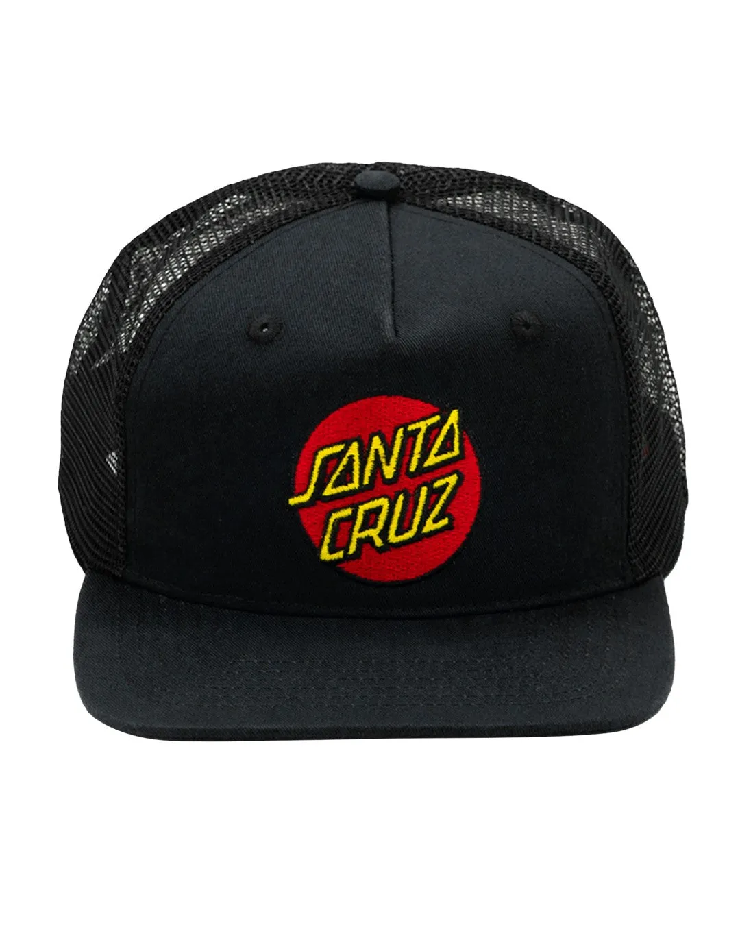 SANTA CRUZ Classic Dot trucker hat - Black