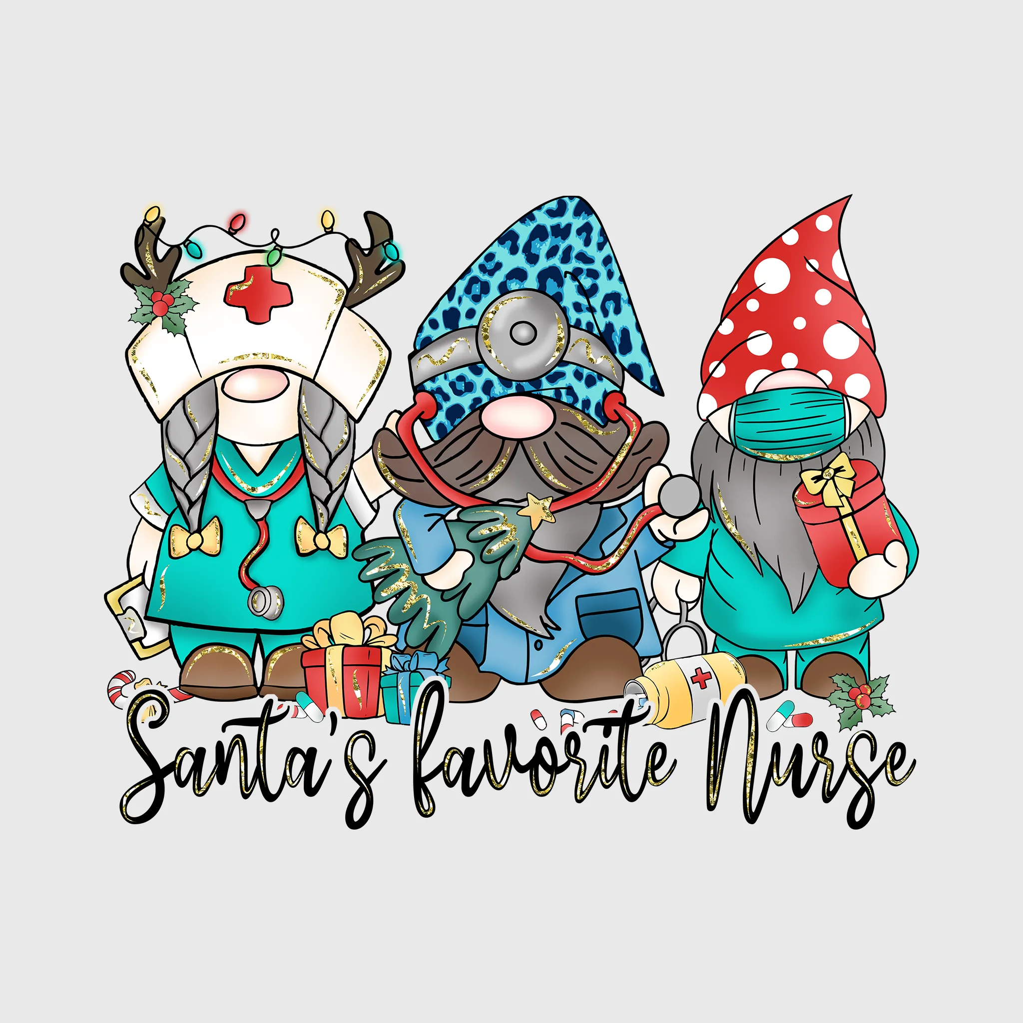 Santa’s Favorite Nurse Transfer