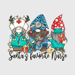 Santa’s Favorite Nurse Transfer