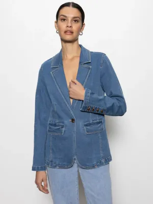 Sculpted Denim Blazer -  Best In Show