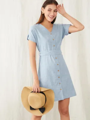 Self Design Sheath Dress