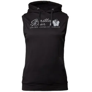 Selma Sleeveless Hoodie Black