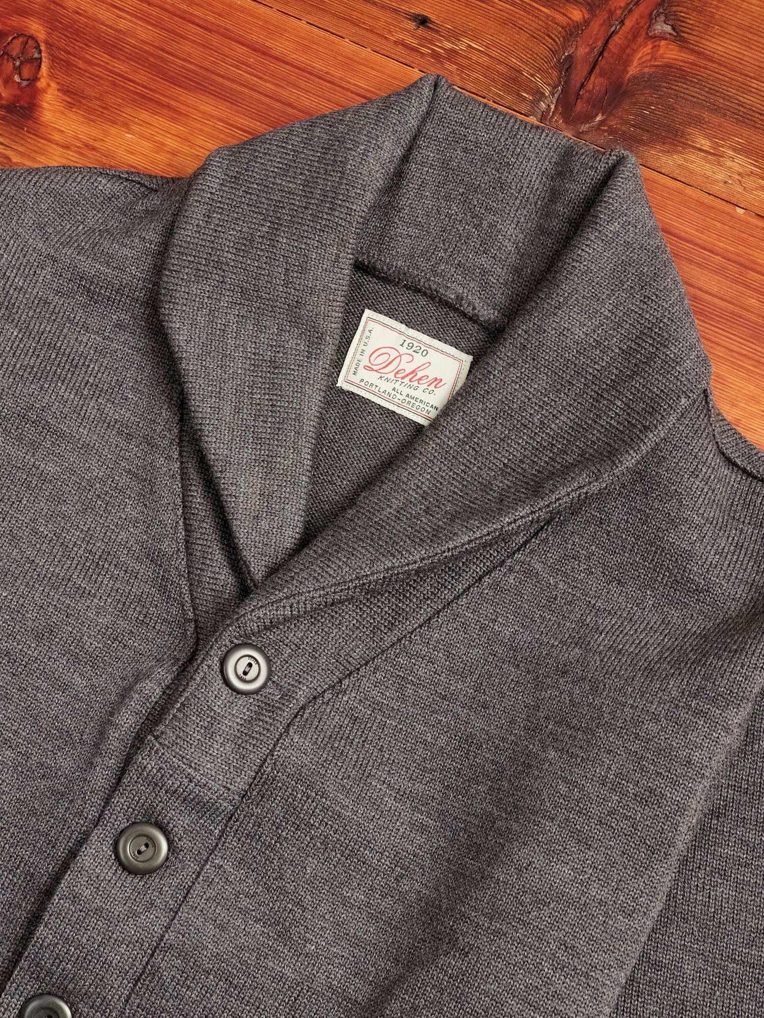 Shawl Sweater Coat in Charcoal