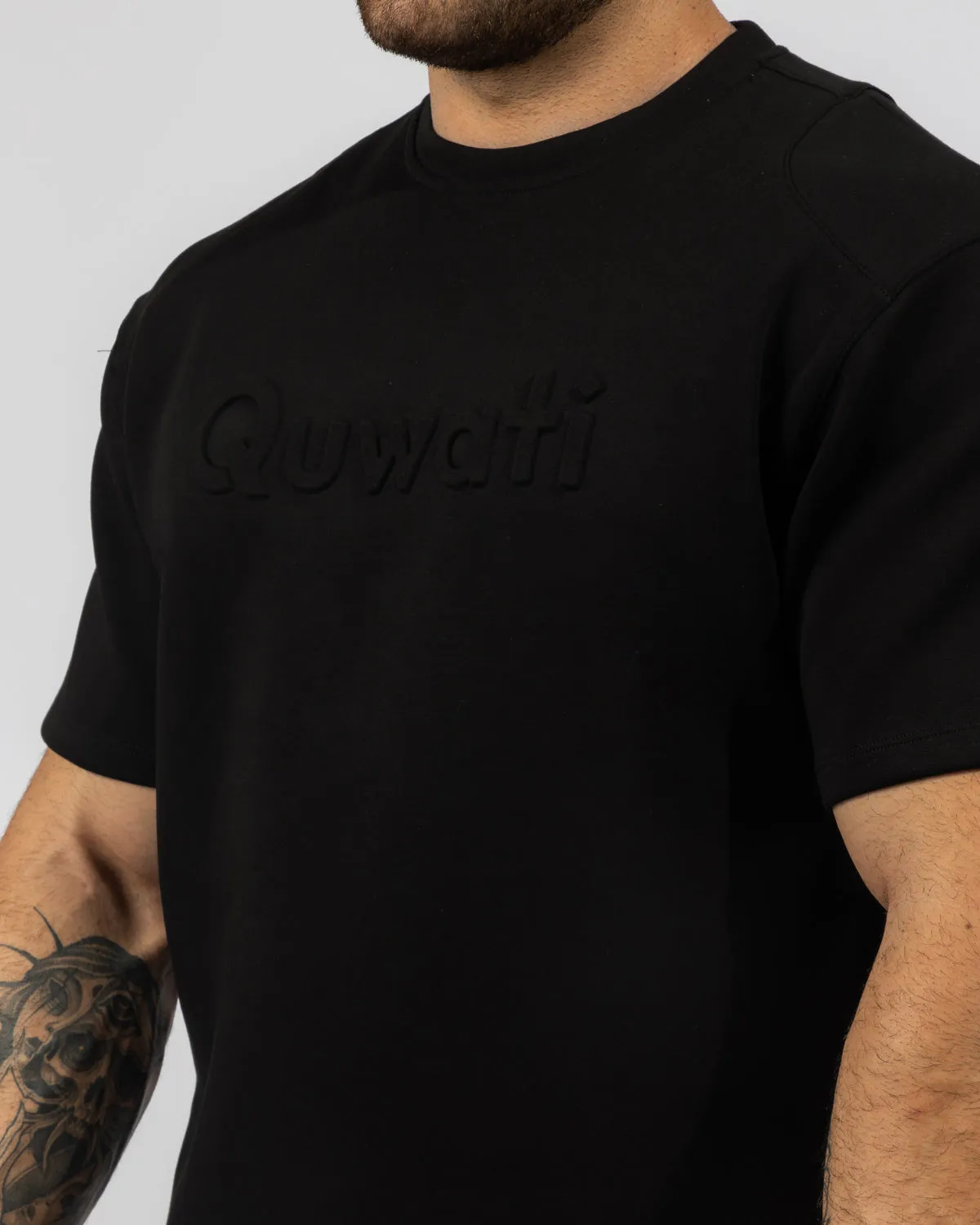 Shield Men Half Sleeve Pullover - Black
