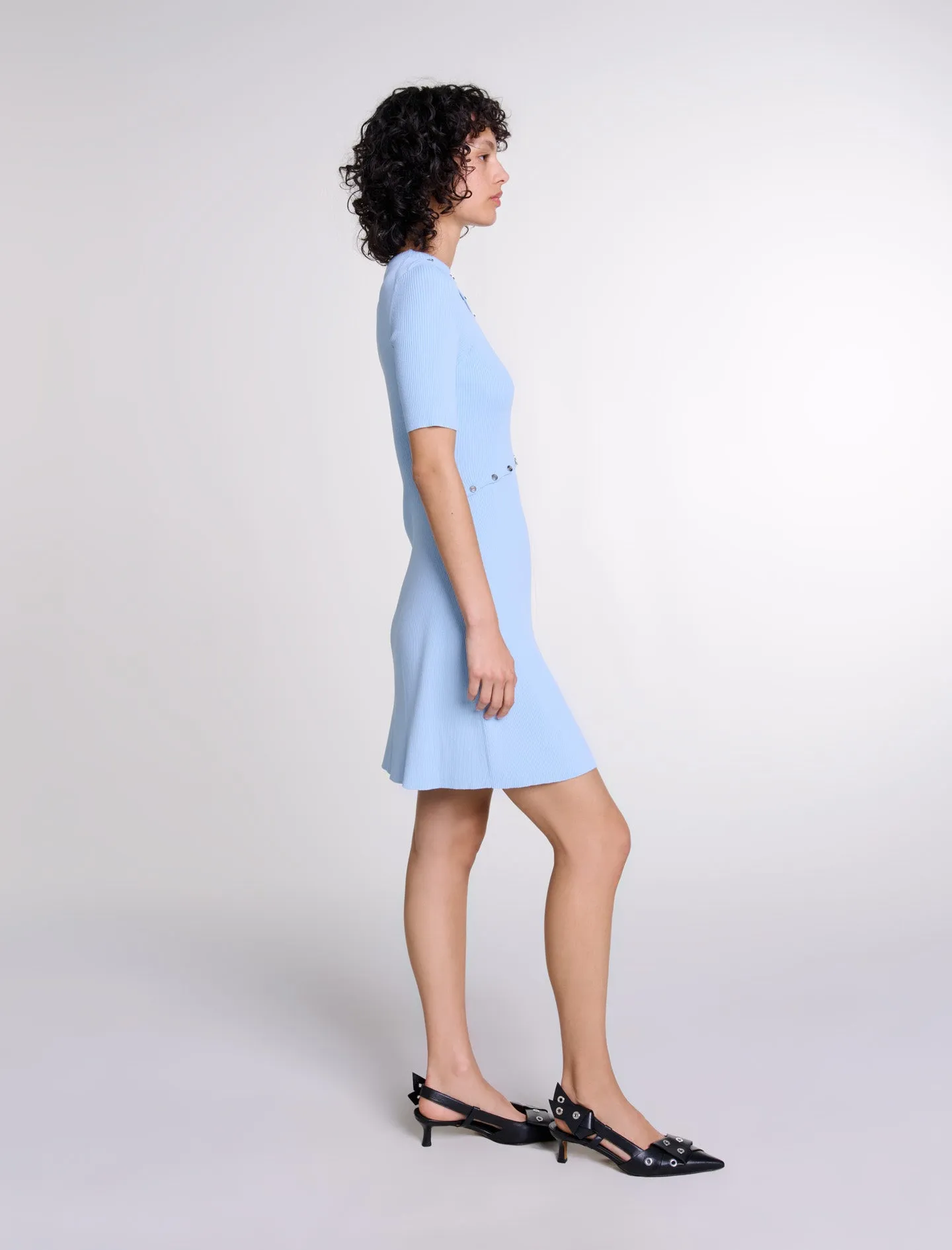 Short knit dress