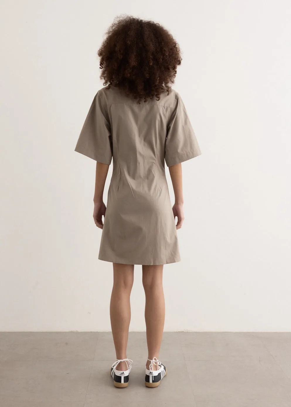 Short Sleeve Shirt Dress