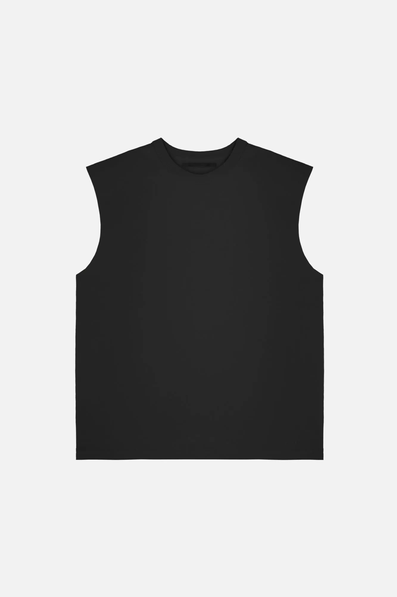 SLEEVELESS T-SHIRT BLACK