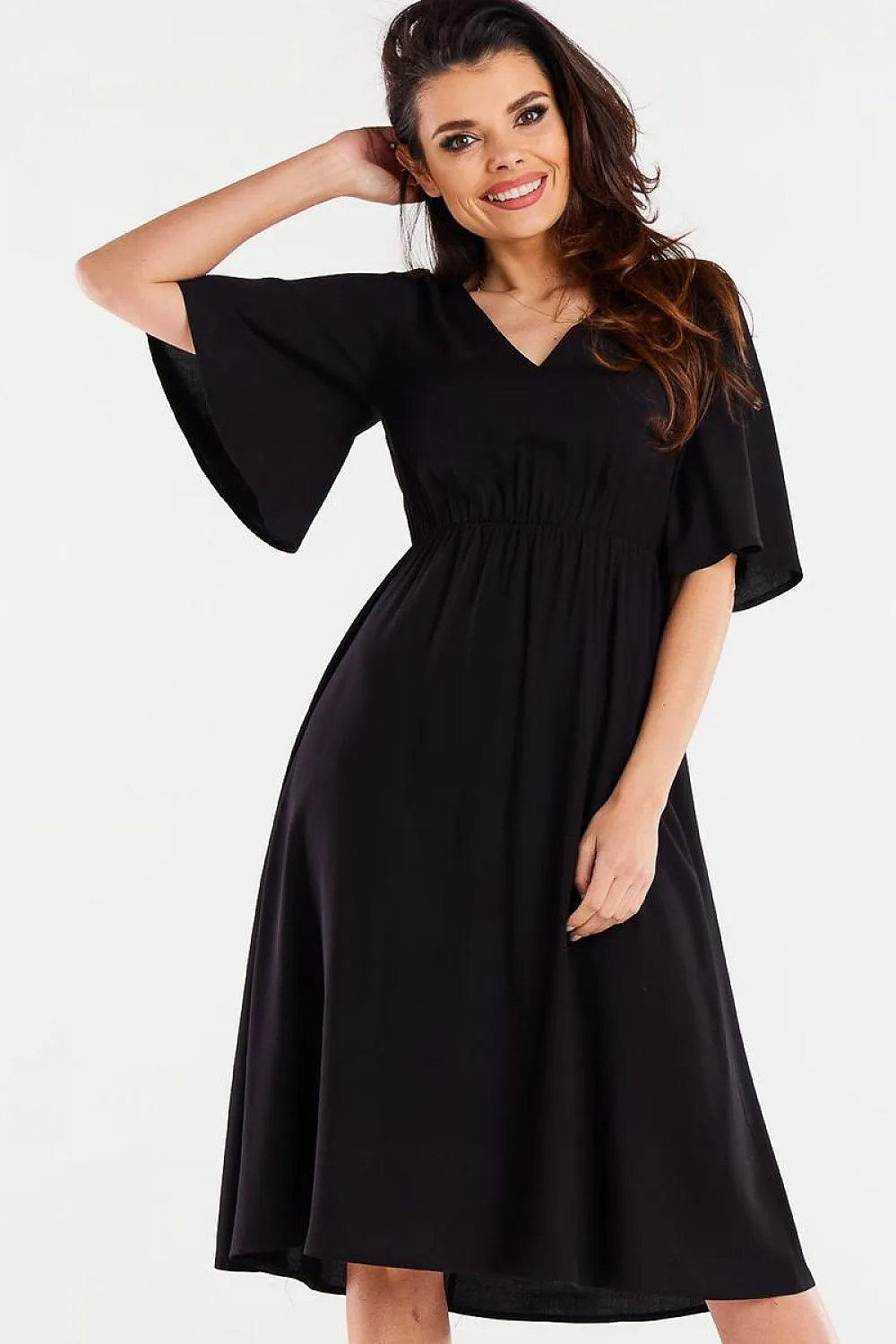 Slightly Flared Waistband Dress