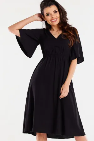 Slightly Flared Waistband Dress
