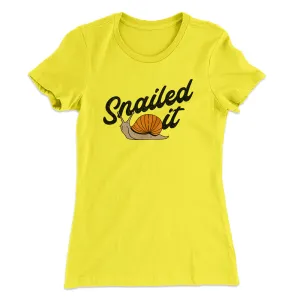 Snailed It Funny Women's T-Shirt