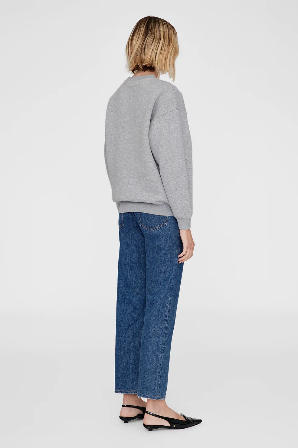 Spencer Sweatshirt Anine Bing - Medium Heather Grey