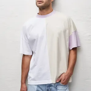 Split T-Shirt Man Lilas