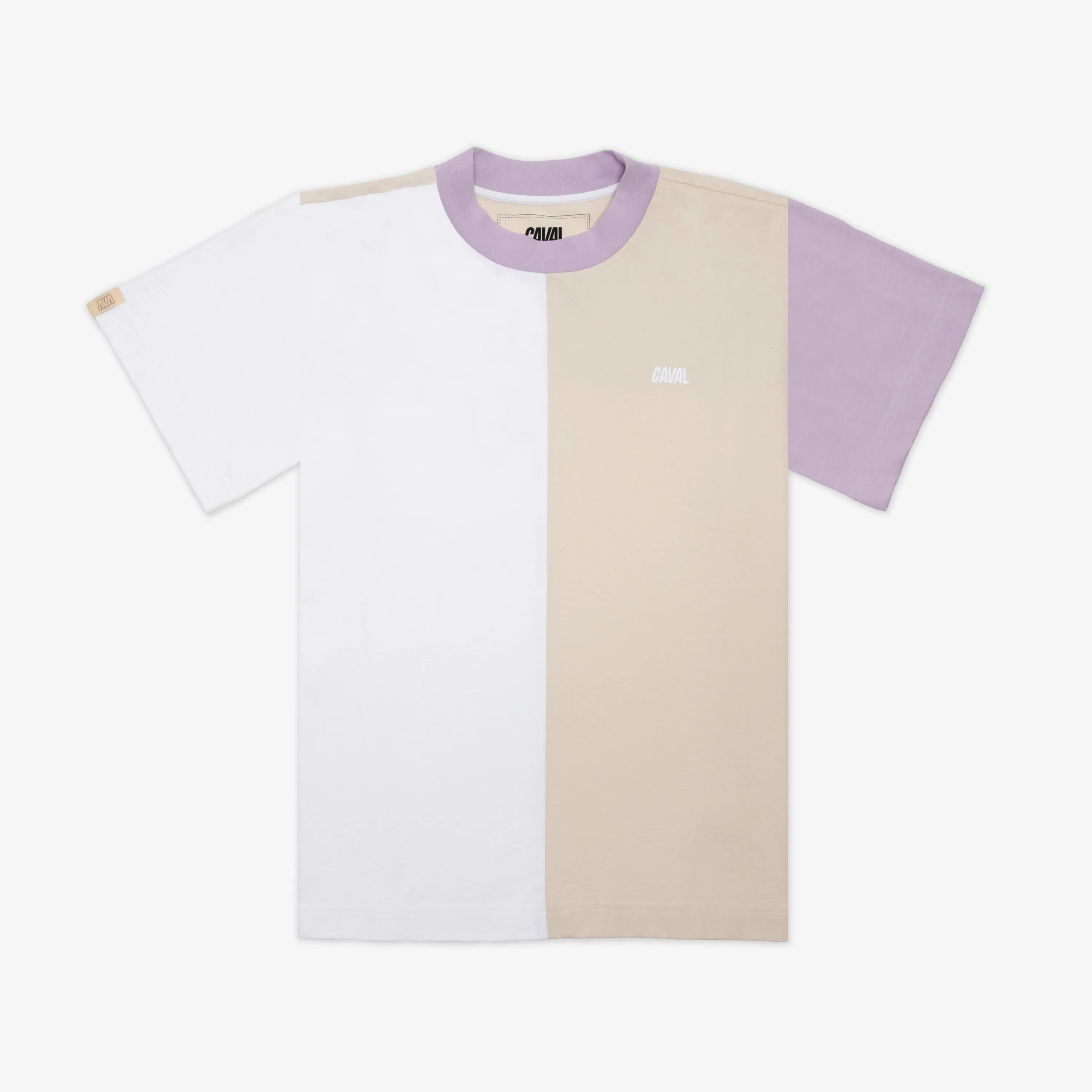 Split T-Shirt Man Lilas