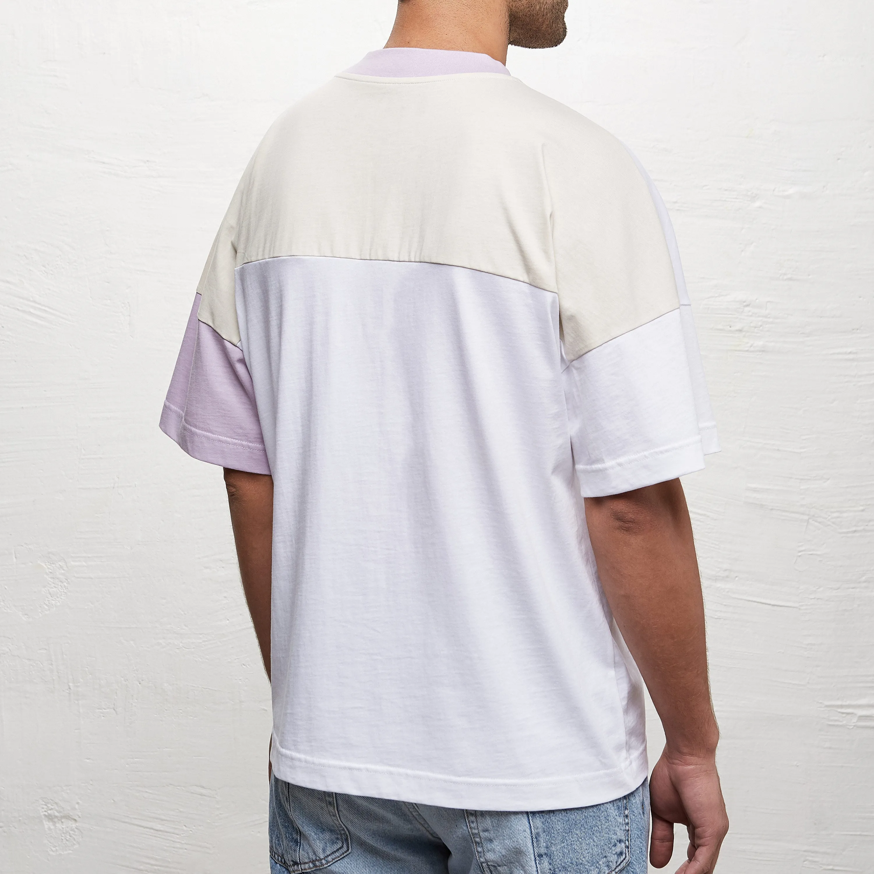 Split T-Shirt Man Lilas